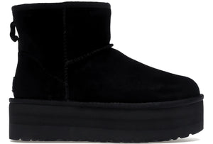 UGG Classic Mini Platform Stiefel Schwarz