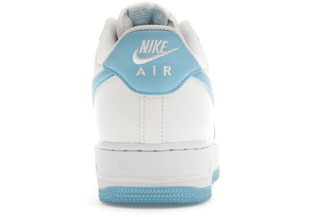 Nike Air Force 1 Low '07 Weiß Aquarius Blau