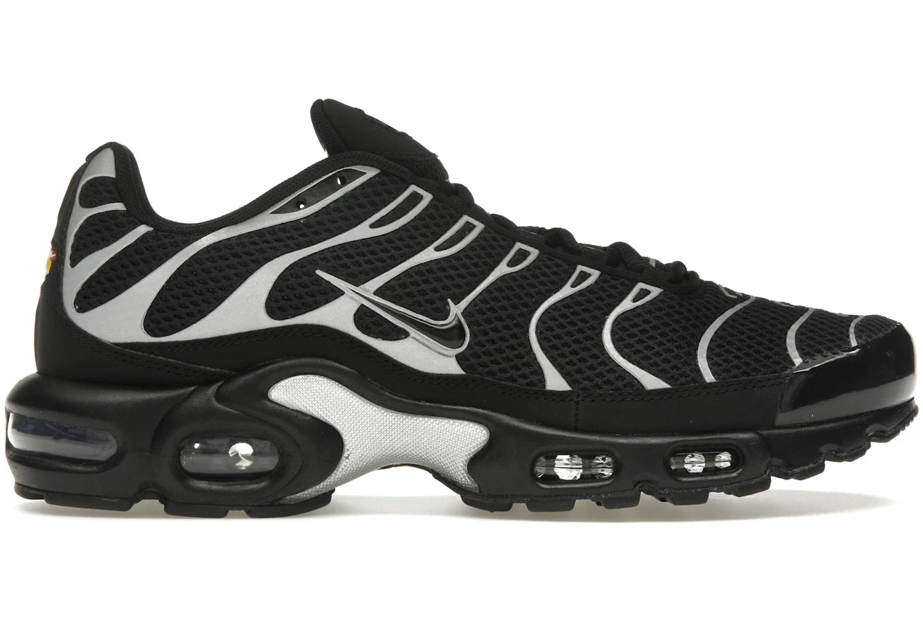 Nike Air Max Plus Premium Black Reflective Silver