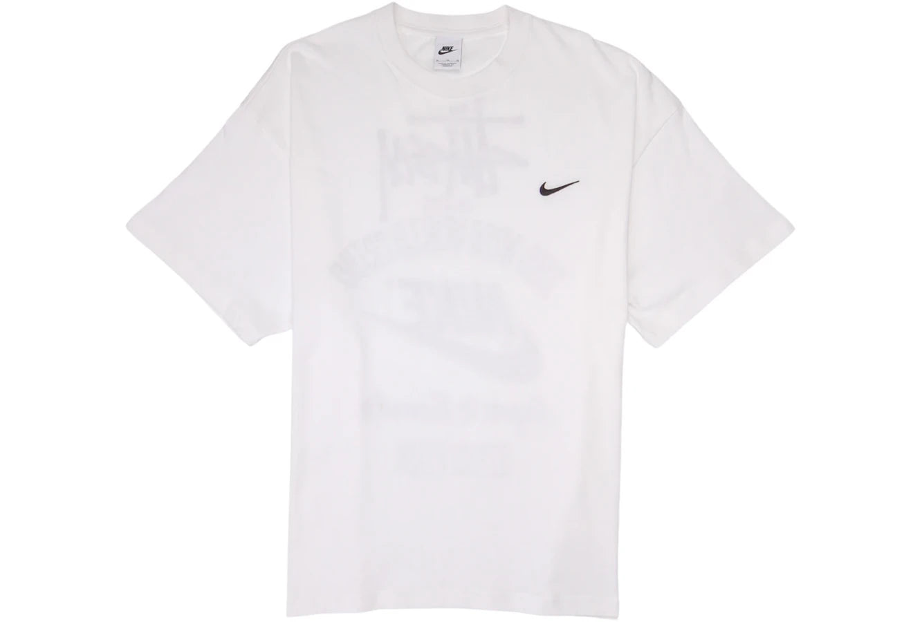 Nike x Stussy The Wide World Tribe T-Shirt Weiß