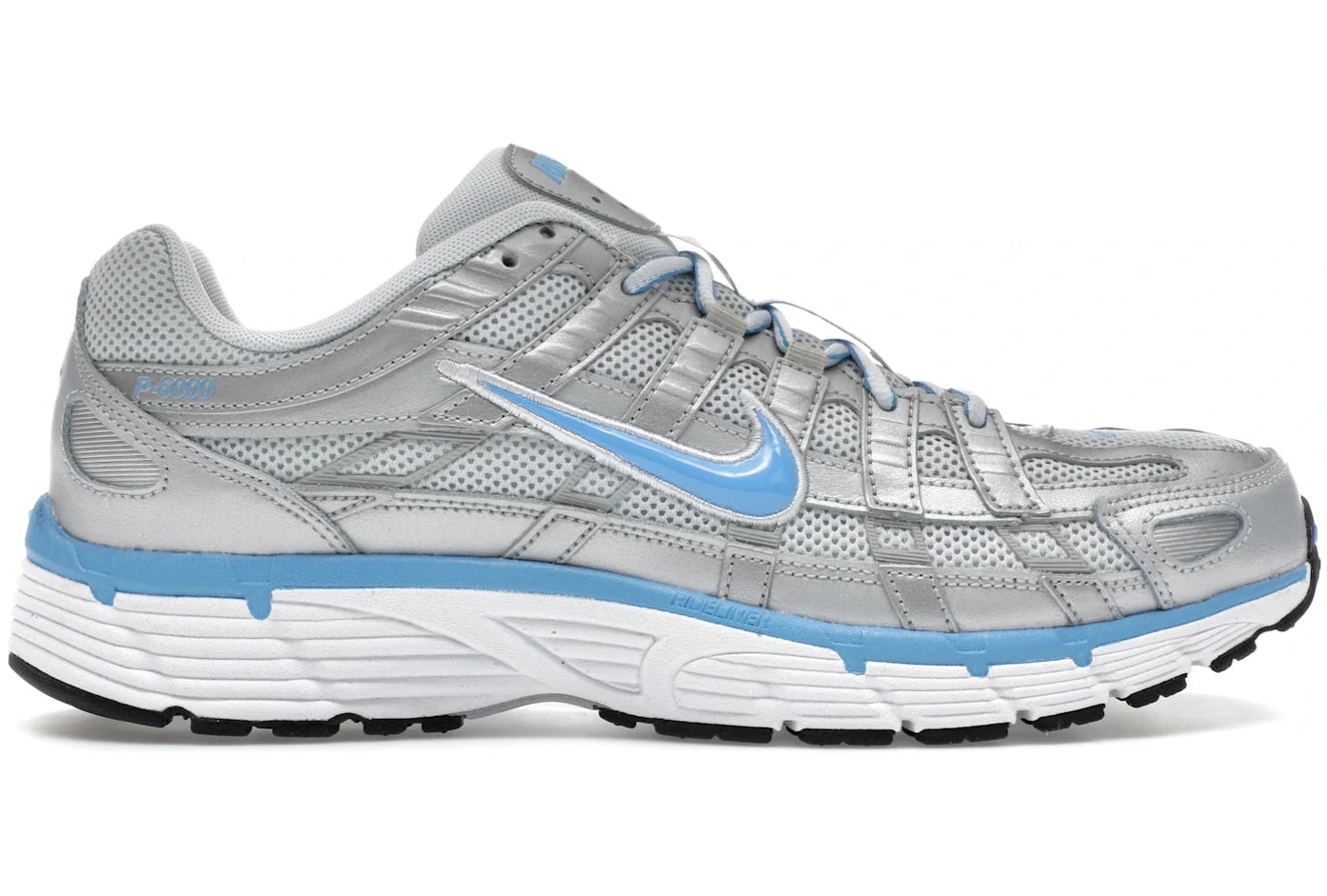 Nike P-6000 Metallic Platinum Pure Platinum Metallic Silver University Blue