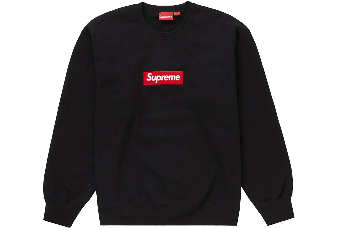 Supreme Box Logo Crewneck Schwarz