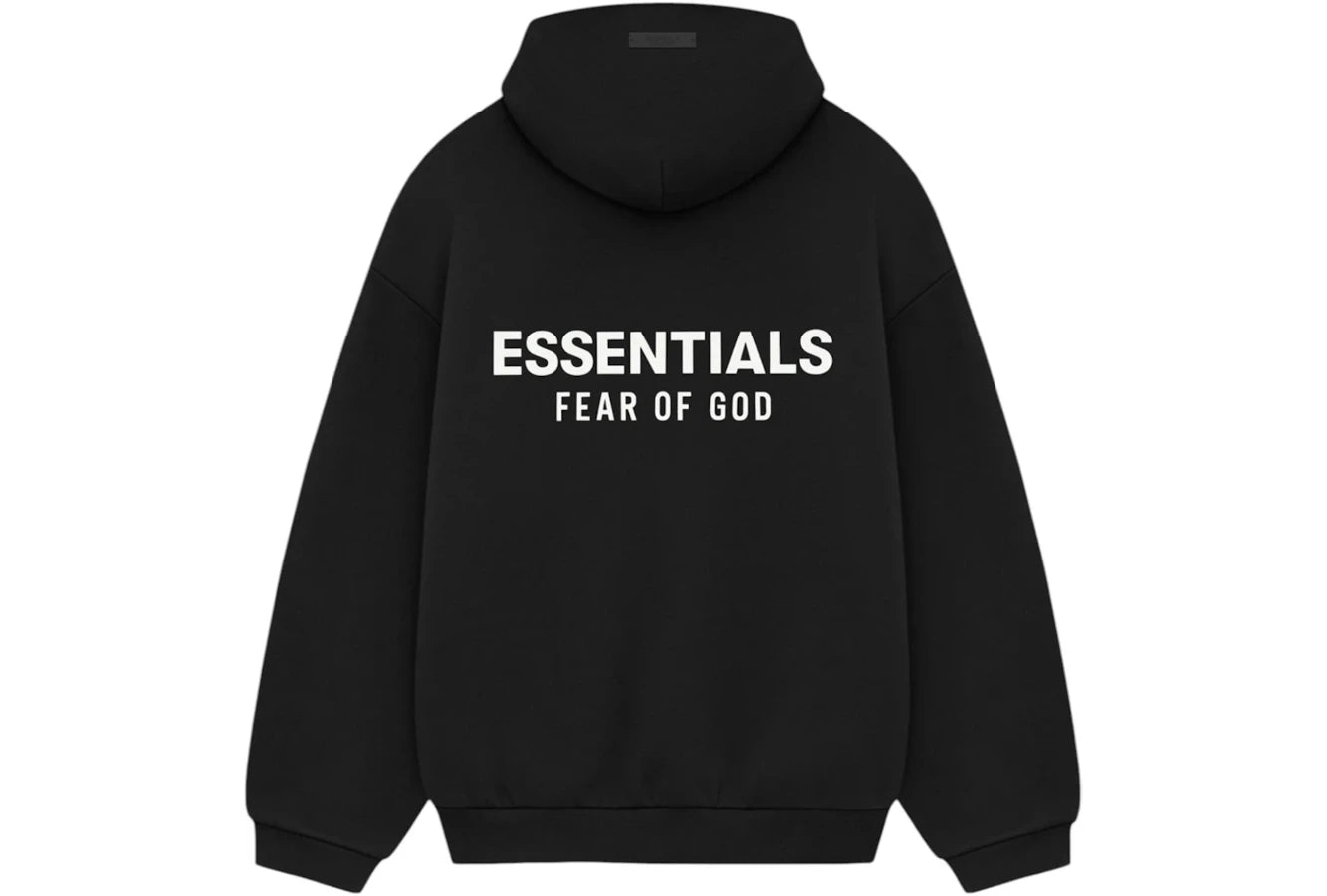 Fear of God Essentials Fleece Hoodie Schwarz