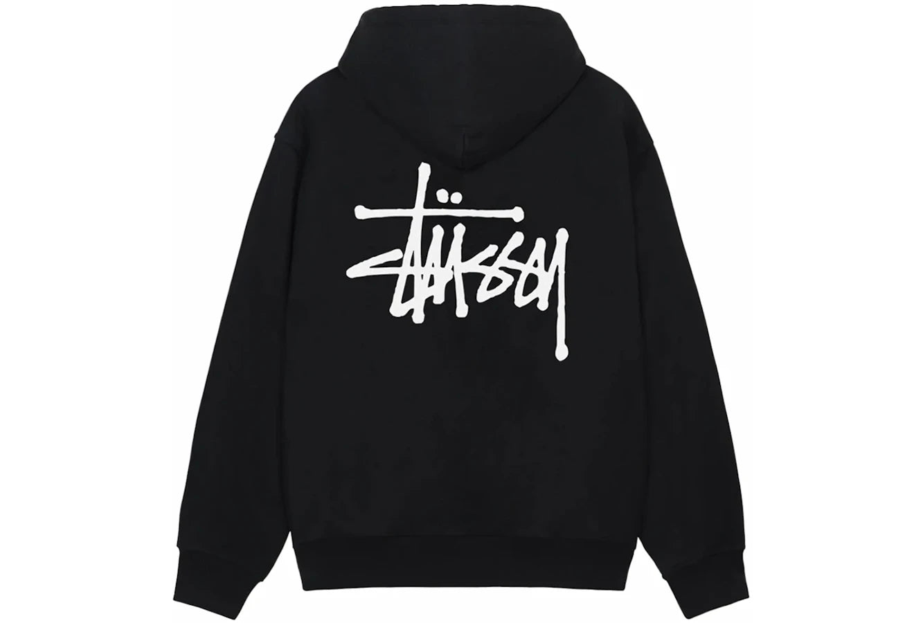 Stussy Basic Stussy Zip Hoodie Black