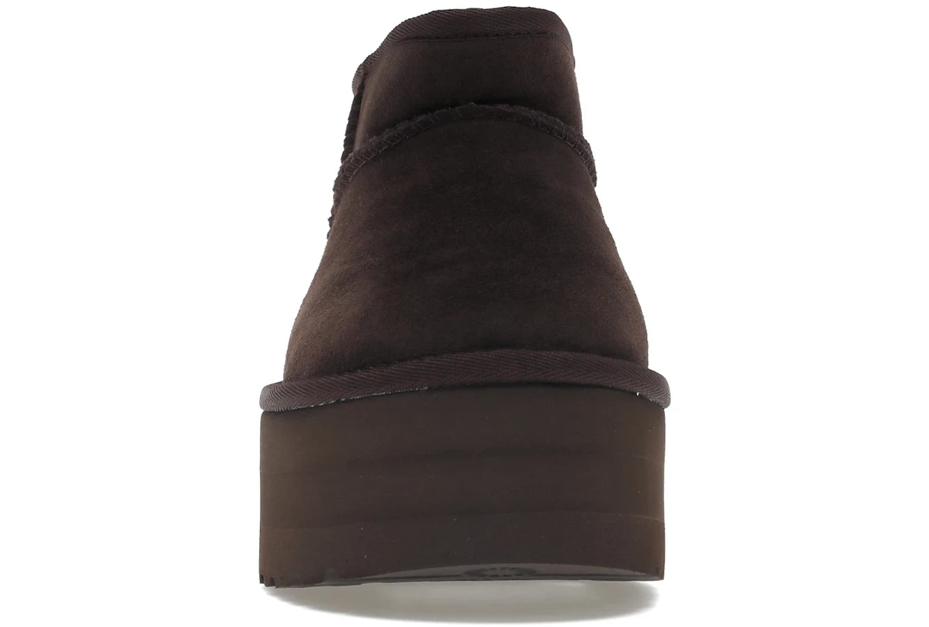 UGG Classic Ultra Mini Plateau-Stiefel Burnt Cedar