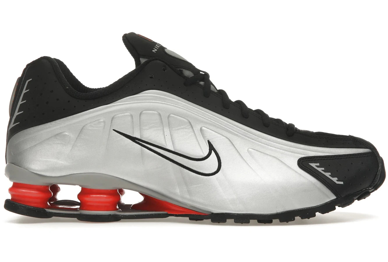 Nike Shox R4 Schwarz Metallic Silber