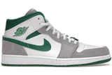 Air Jordan 1 Mid SE Grau Grün