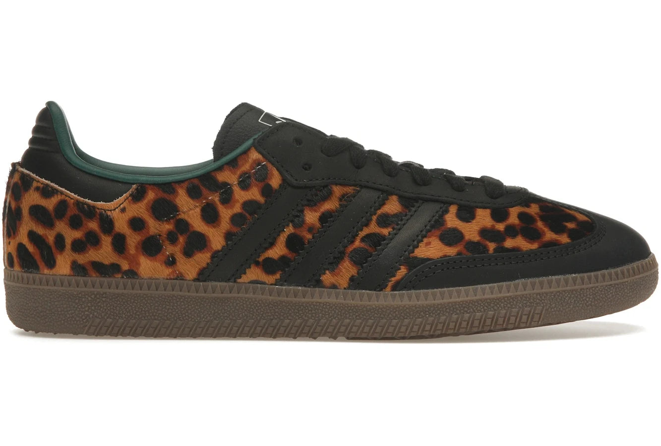 Adidas Samba OG Black Green Leopard