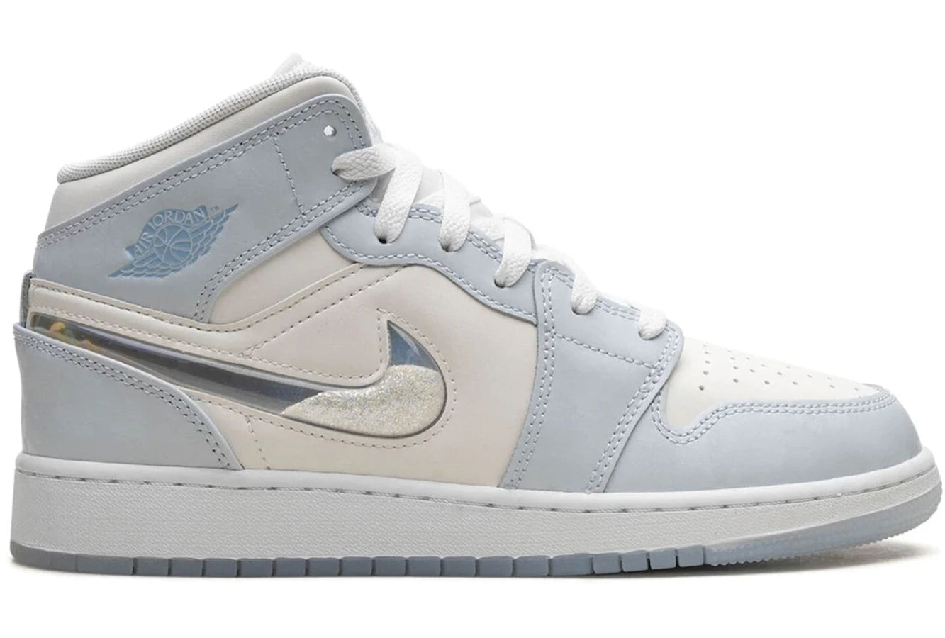 Air Jordan 1 Mid SE Glitzer-Swoosh