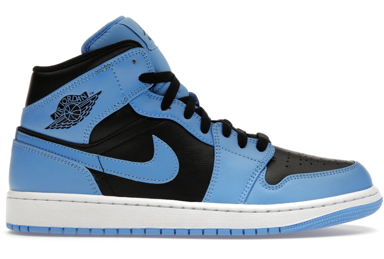 Air Jordan 1 Mid University Blue Black
