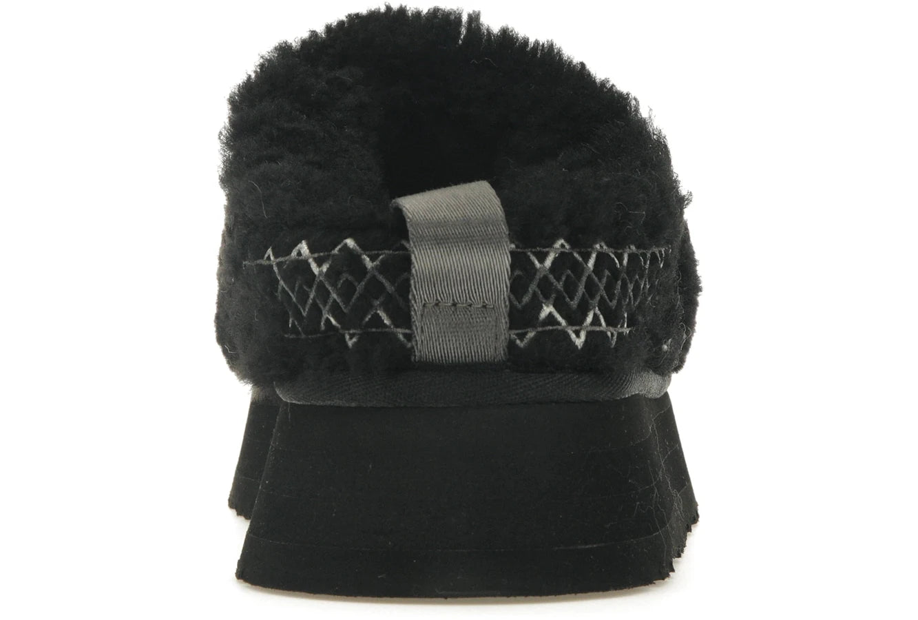 UGG Tazz Slipper Heritage Braid Schwarz