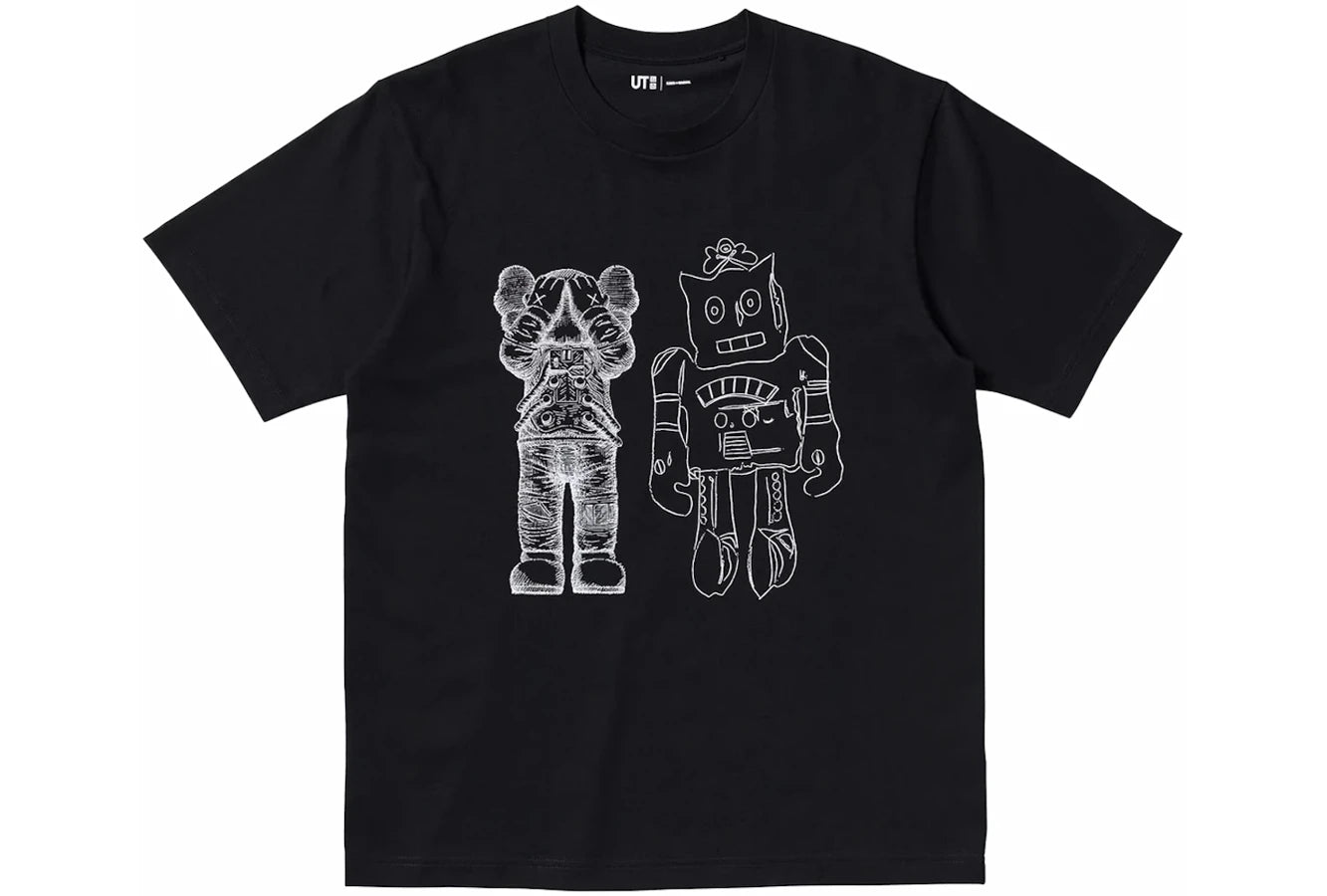 KAWS x Uniqlo Warhol UT Graphic 476351 T-Shirt Schwarz