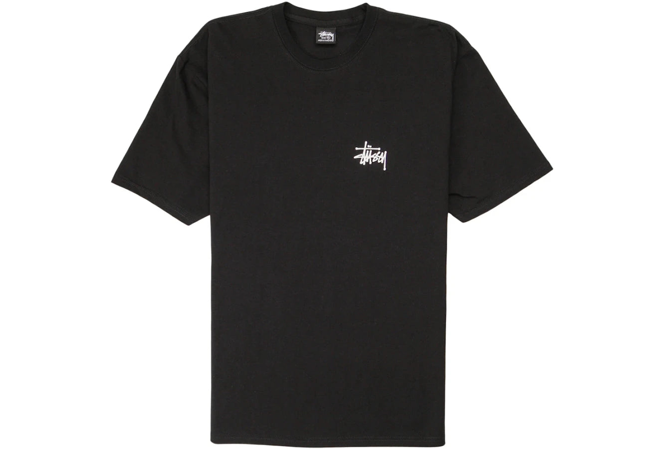 Stussy Basic T-Shirt Schwarz