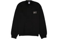 Nike x Stussy Wash Crew Fleece Schwarz