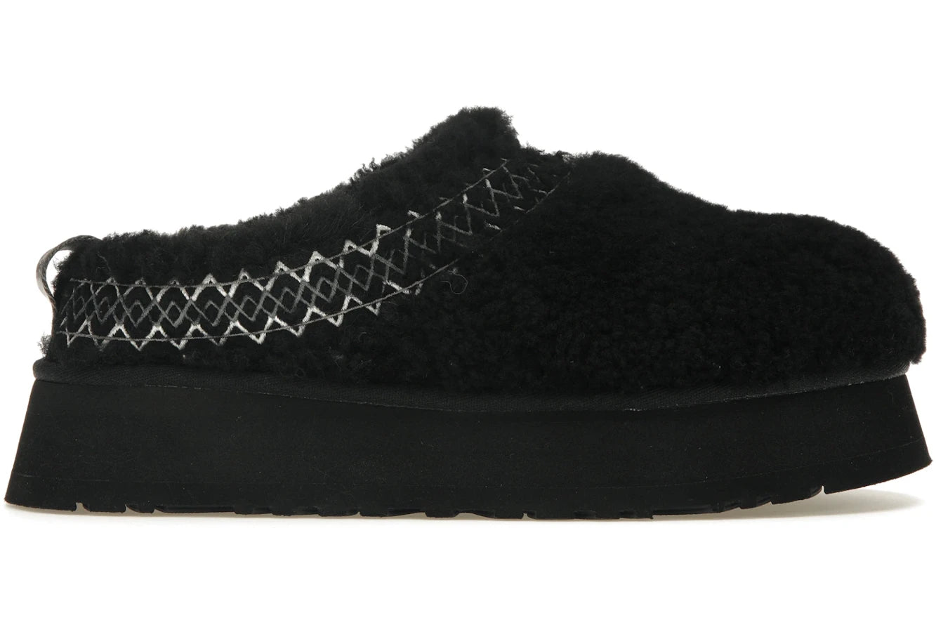 UGG Tazz Slipper Heritage Braid Schwarz
