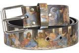Supreme Last Supper Ledergürtel Mehrfarbig