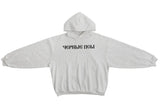 Yeezy Gosha Black Dogs Hoodie Heather Grey