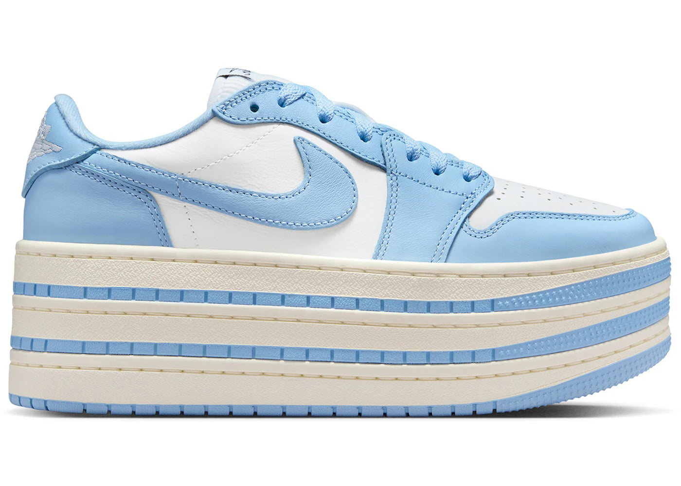 Jordan 1 Low Triple Stack Psychic Blue White (Damen)