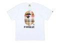 BAPE Check T-Shirt White Beige
