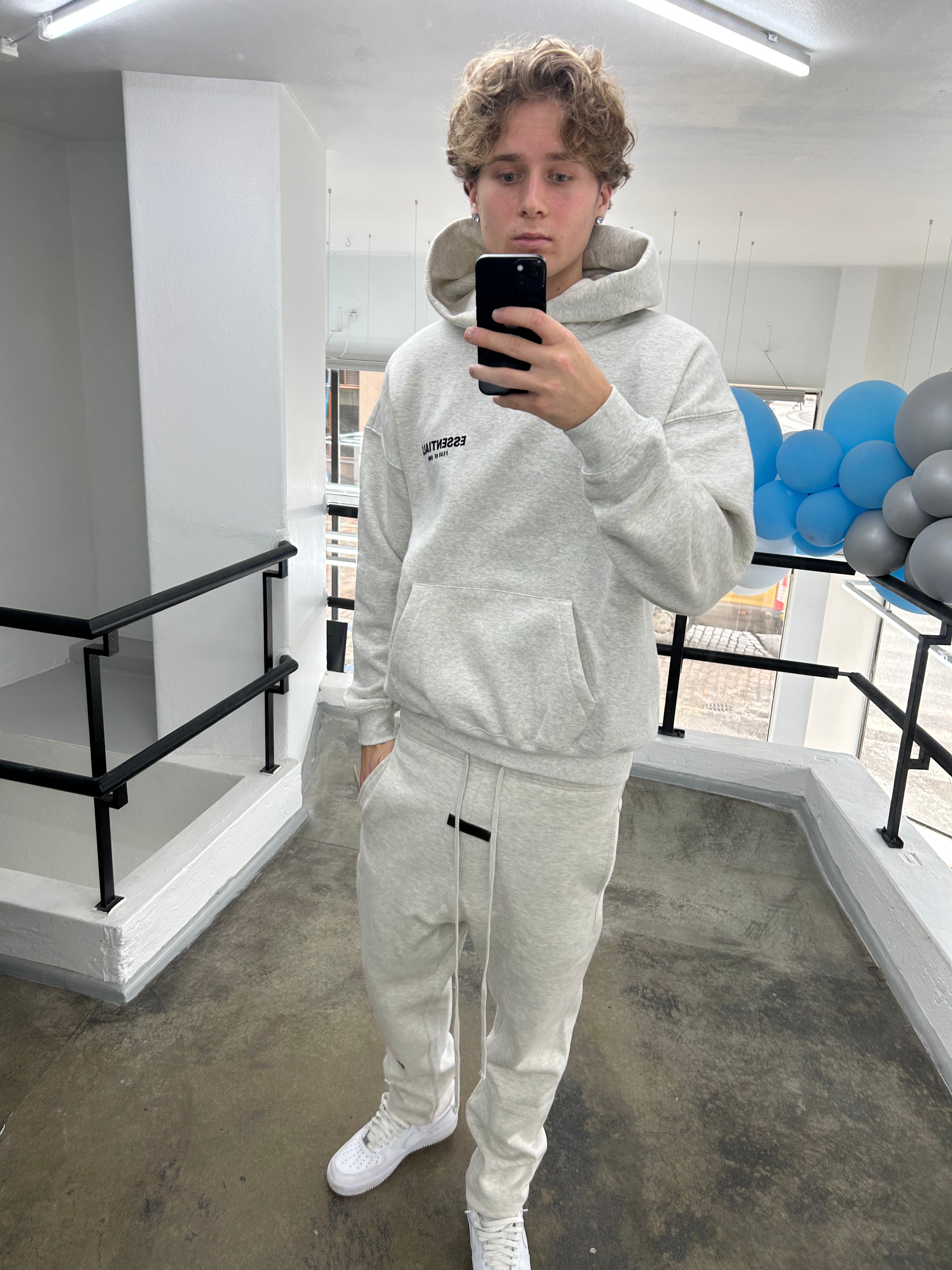 Fear Of God Essentials Light Oatmeal Tracksuit