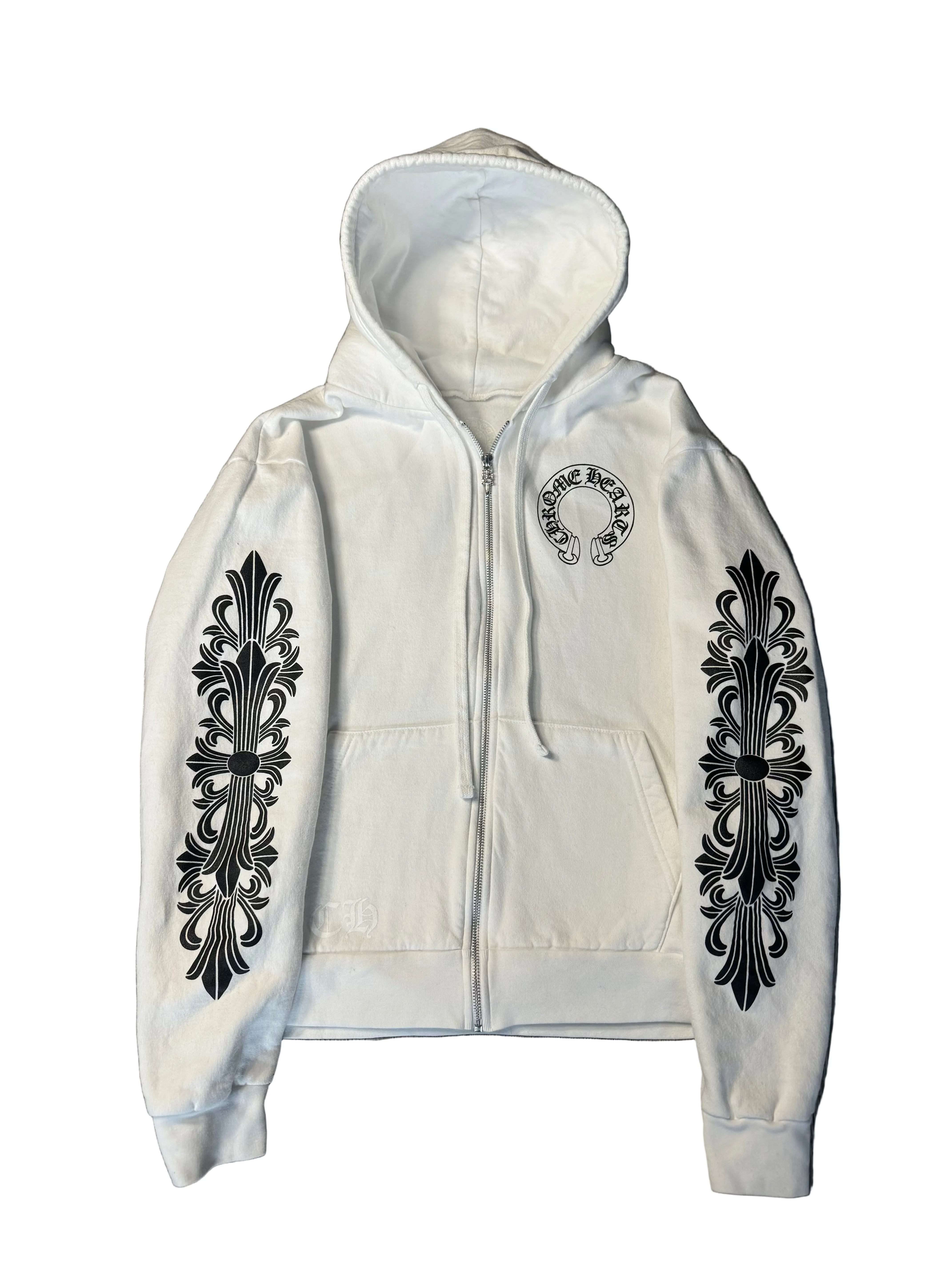 Chrome Hearts Zip-Up Hoodie (Passt wie M)