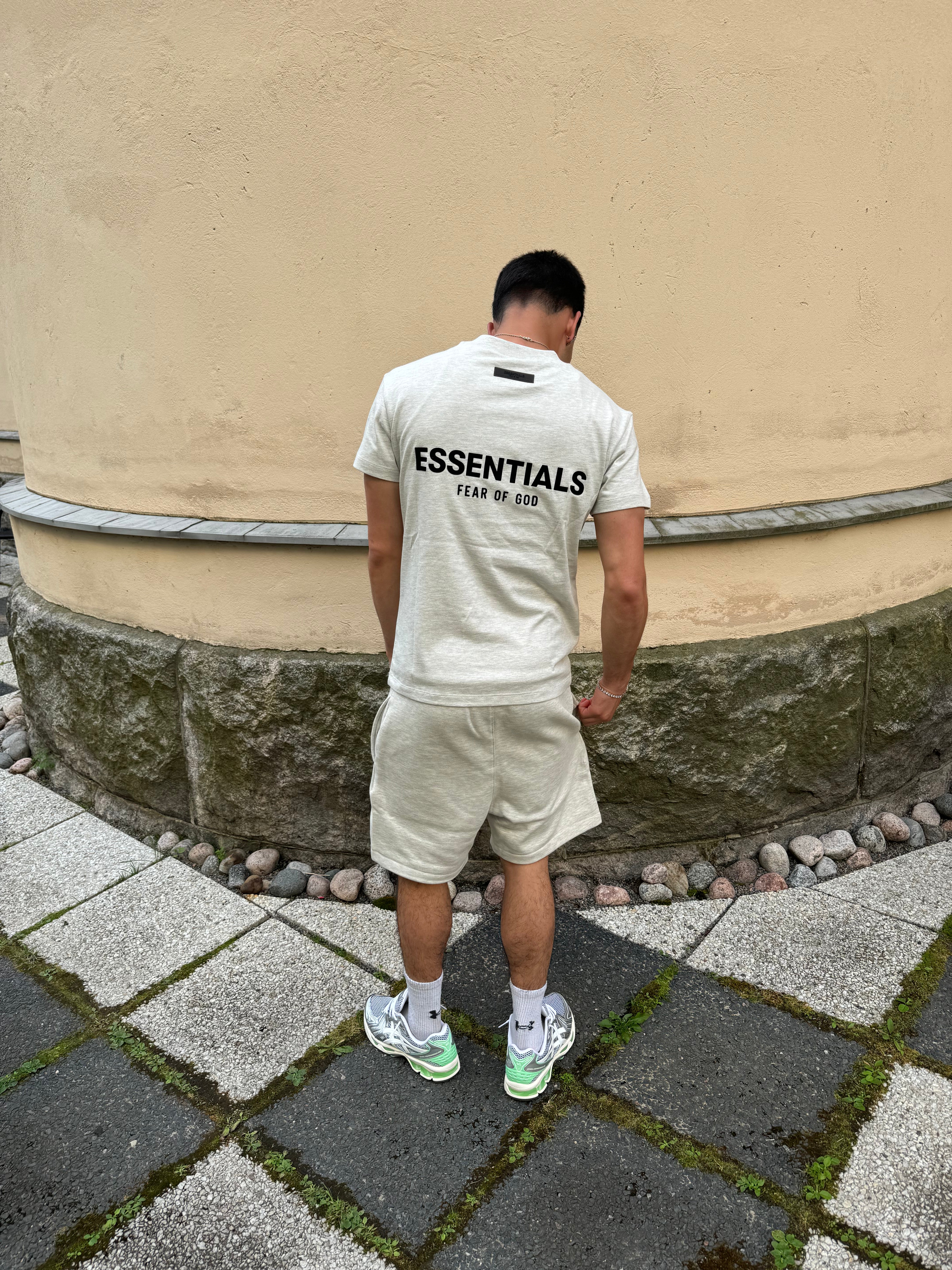 Fear of God Essentials Sweatshort Light Oatmeal