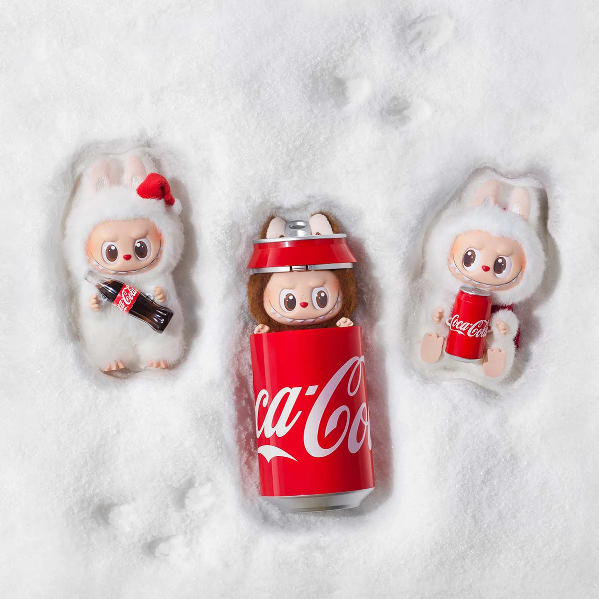 Pop Mart Labubu The Monsters Coca Cola Serie Vinyl Face Sealed Case
