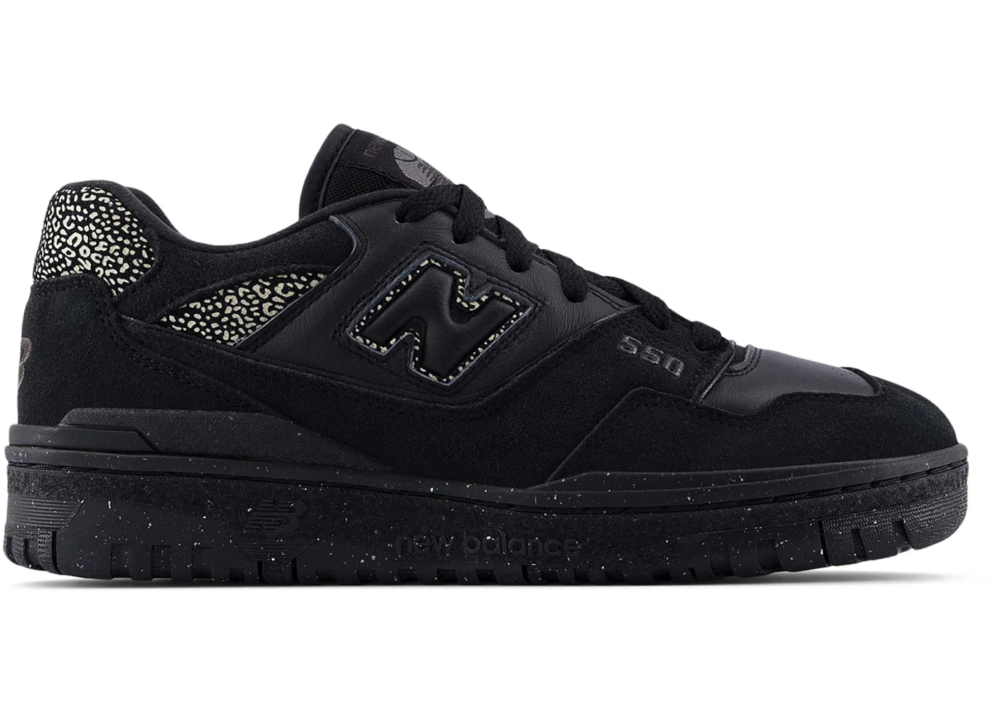 New Balance 550 Black White Leopard (Damen)