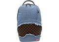 Sprayground Denim Shark Bite DLXSV Rucksack Blau