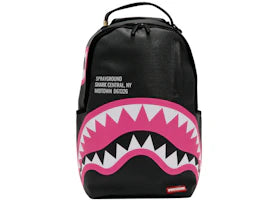 Sprayground Shark Central Pink DLXSV Backpack Black/Pink