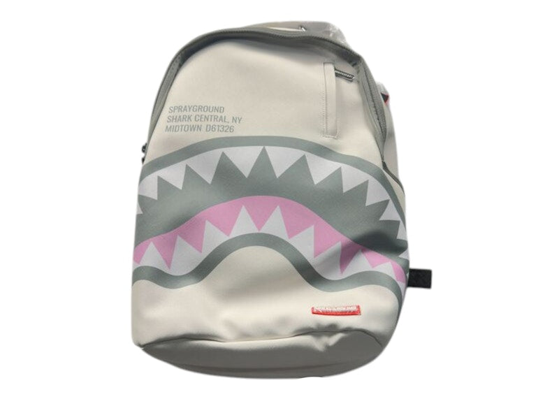 Sprayground Shark Central Rose DLXSV Backpack White/Black