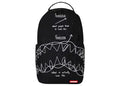 Sprayground Success Scribble Shark Is Imminent (DLXSR) Backpack Black/White