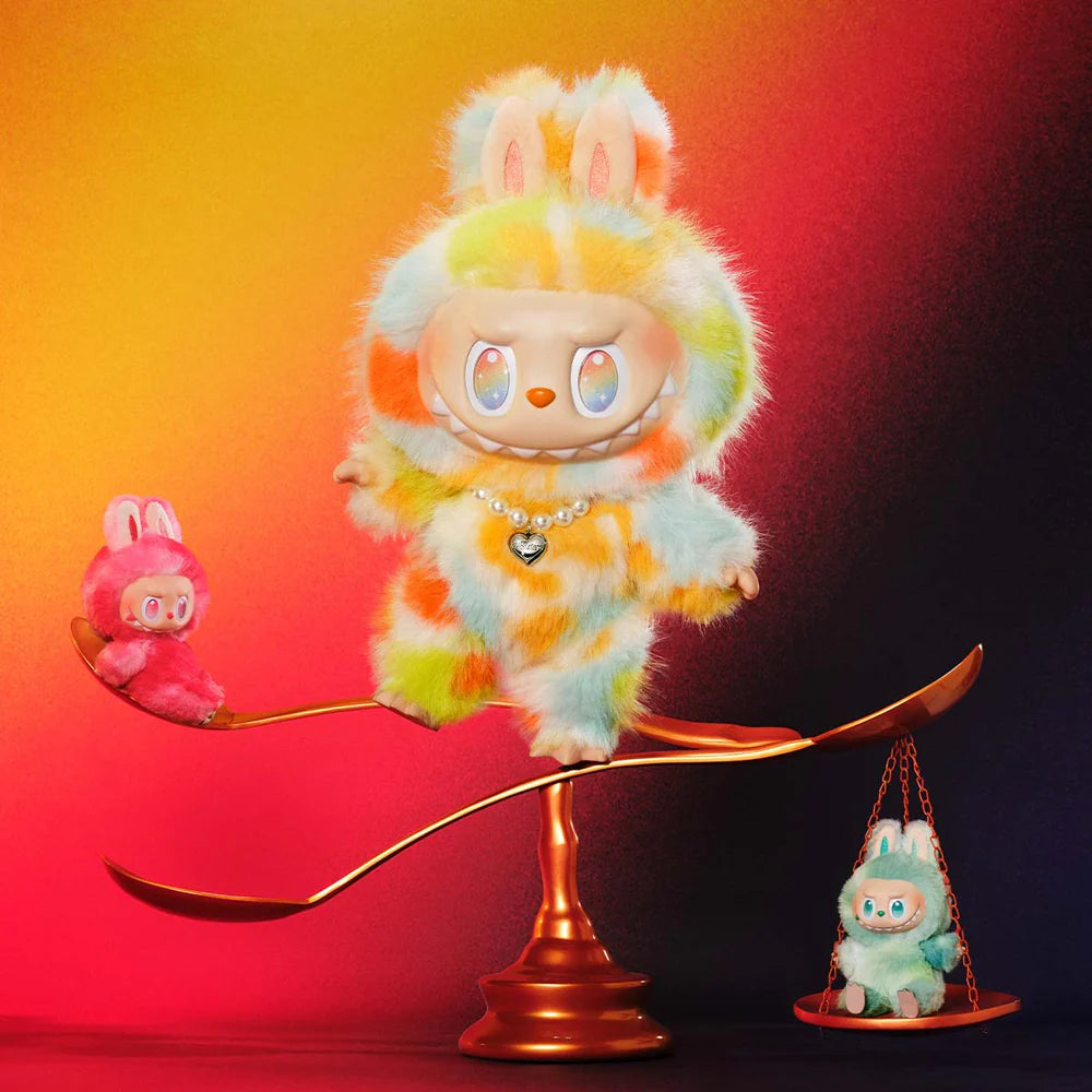Pop Mart Labubu The Monsters Big into Energy Series Rock The Universe Vinyl-Plüschpuppe