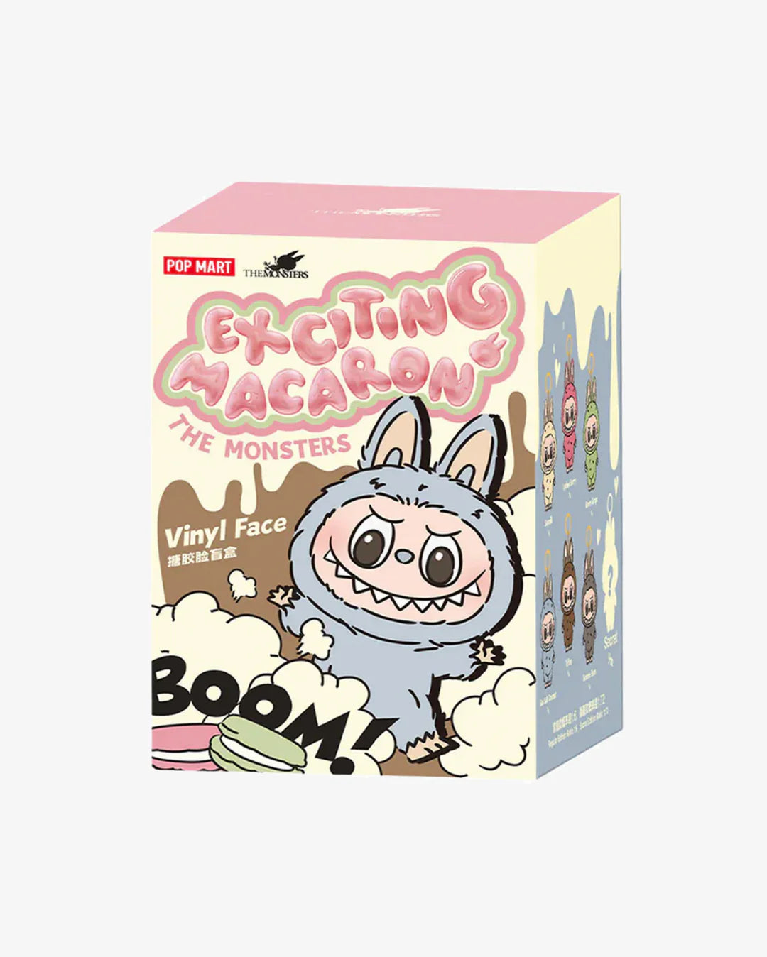 Pop Mart Labubu The Monsters Tasty Macarons Vinyl Plüsch Anhänger Einzelne Blind Box