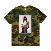 Supreme Playboi Carti T-Shirt Woodland Camo
