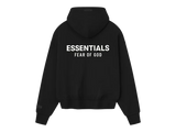Fear of God Essentials Zip Up Hoodie Black