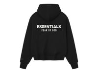 Fear of God Essentials Zip Up Hoodie Black