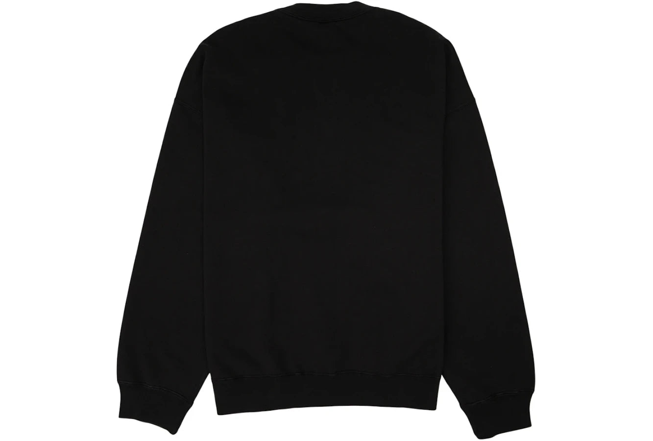 Nike x Stussy Wash Crew Fleece Schwarz
