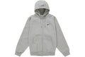 Supreme Nike Zip Up Hooded Sweatshirt Heather Grey
