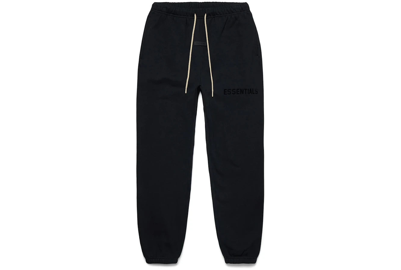Fear of God Essentials Cream Drawstring Sweatpant Jet Black