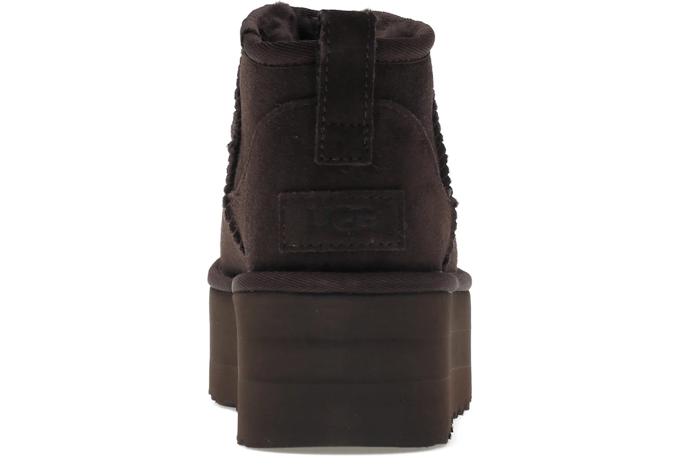 UGG Classic Ultra Mini Plateau-Stiefel Burnt Cedar