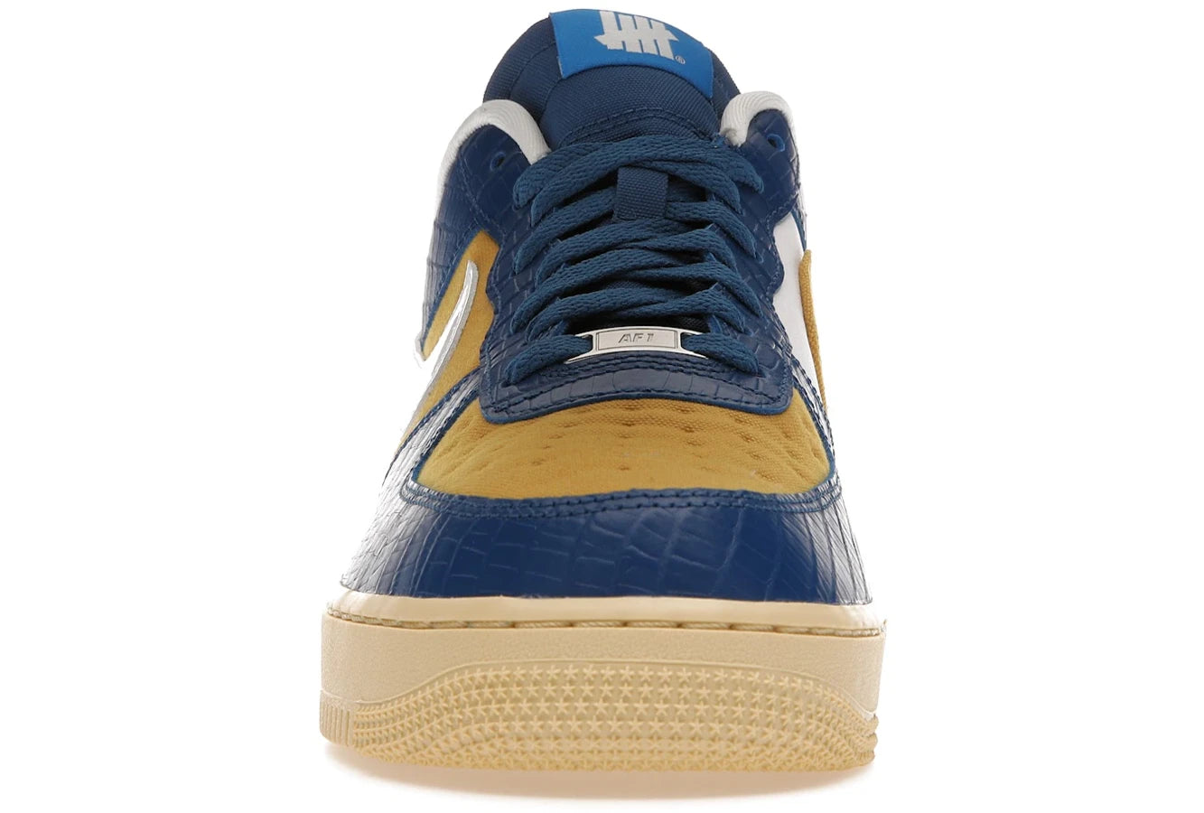 Nike Air Force 1 Low SP Undefeated 5 On It Blue Yellow Croc