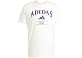 adidas Heritage Grafik-T-Shirt Chalk White Aurora Plum