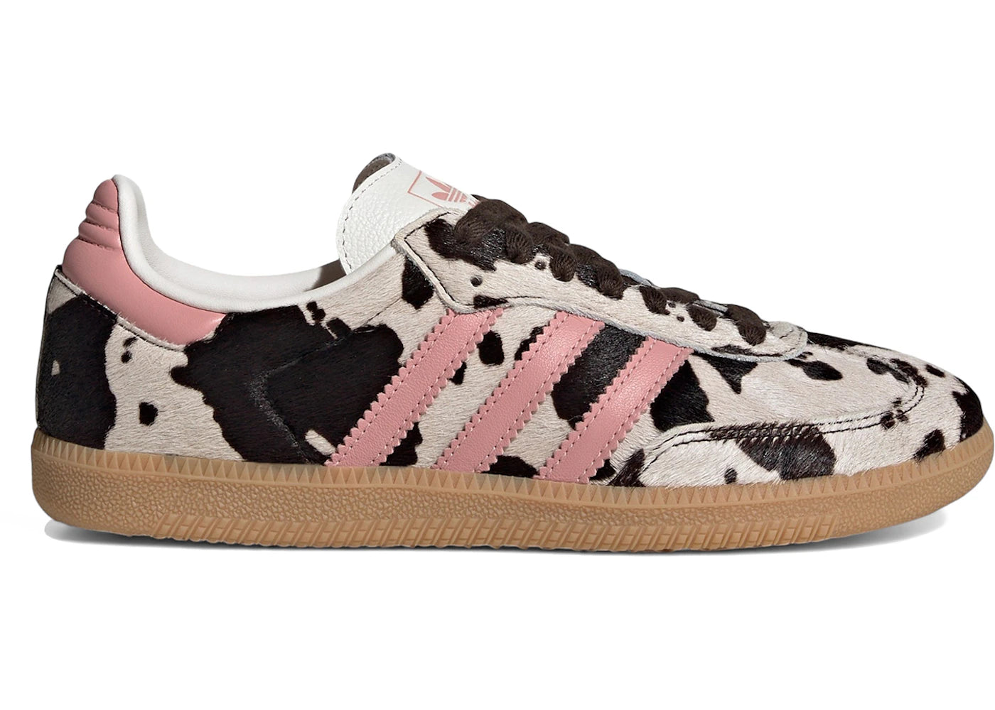 adidas Samba OG Cow Print Dark Brown Wonder Mauve (Damen)