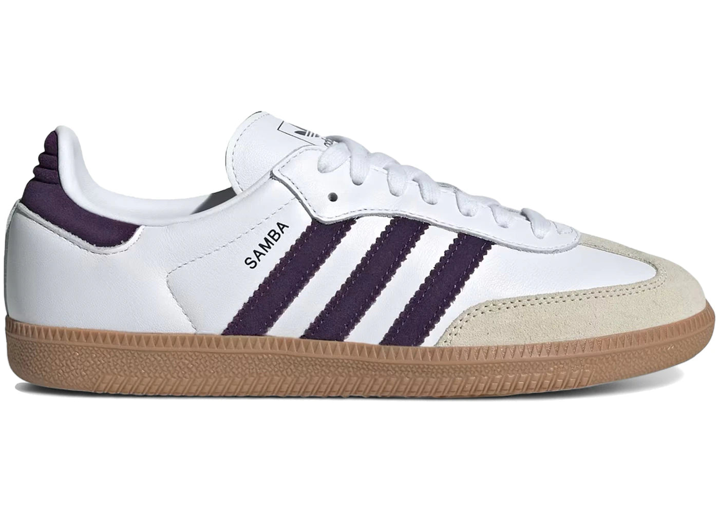 adidas Samba OG White Alumina Aurora Plum (Damen)