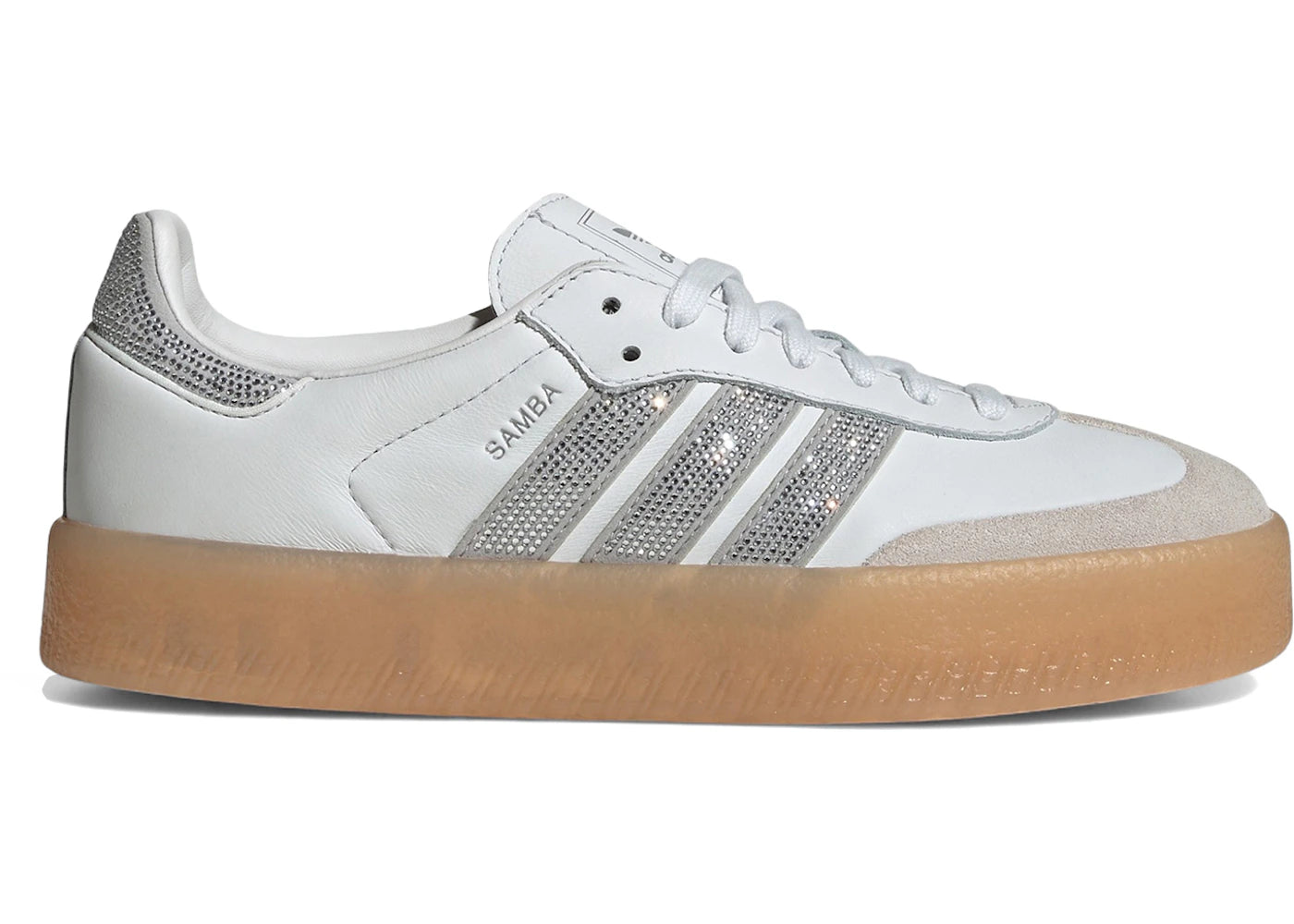adidas Sambae Rhinestone Crystal White Silver (Damen)
