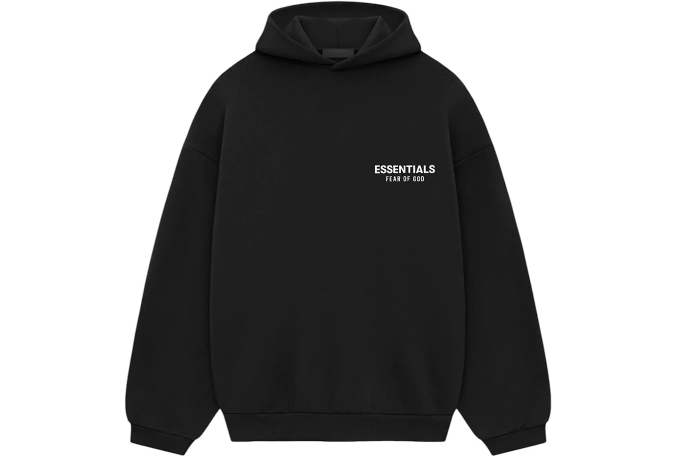 Fear of God Essentials Fleece Hoodie Schwarz
