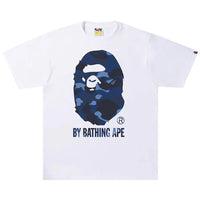 BAPE Color Camo Big Ape Head T-Shirt Navy