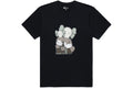 KAWS x Uniqlo UT Kurzarm-Grafik-T-Shirt Schwarz