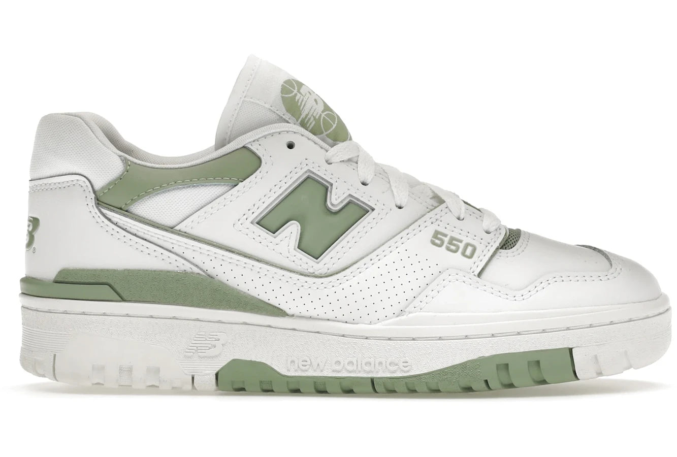 New Balance 550 Weiß Mintgrün